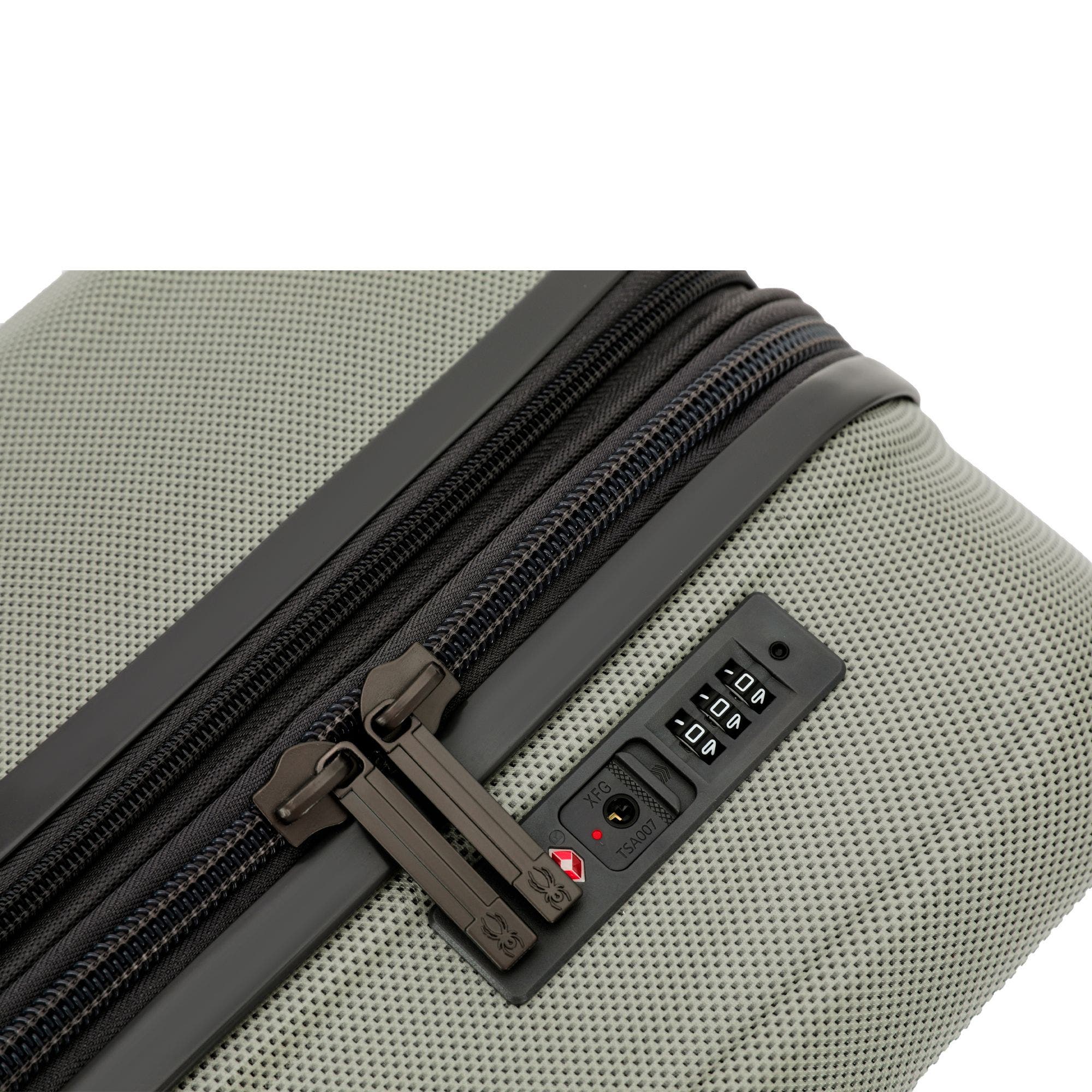 Spyder Rails 2 Piece Luggage Set, Alternate, color, Moss Gray