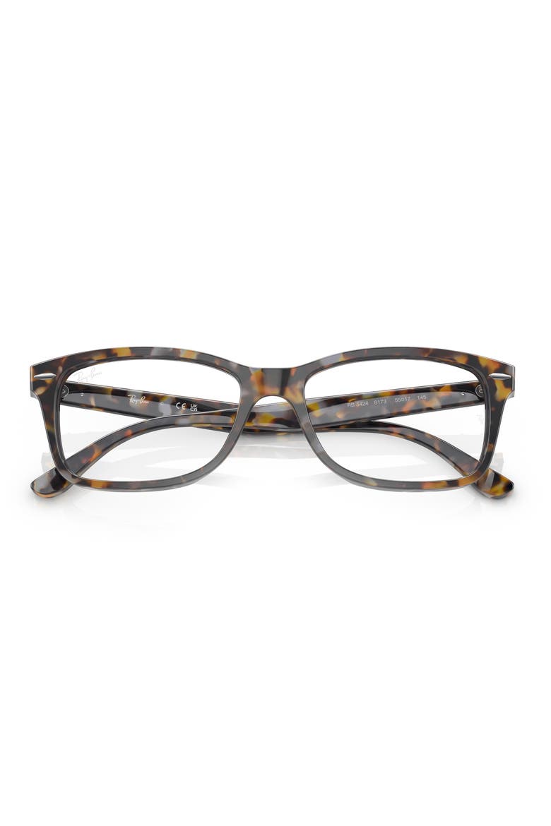 53mm Square Optical Glasses, Alternate, color, GREY