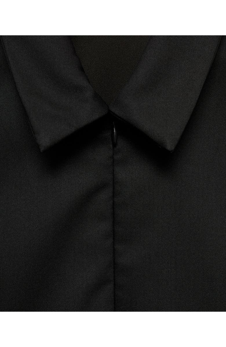 MANGO Zip Mini Shirtdress, Alternate, color, 