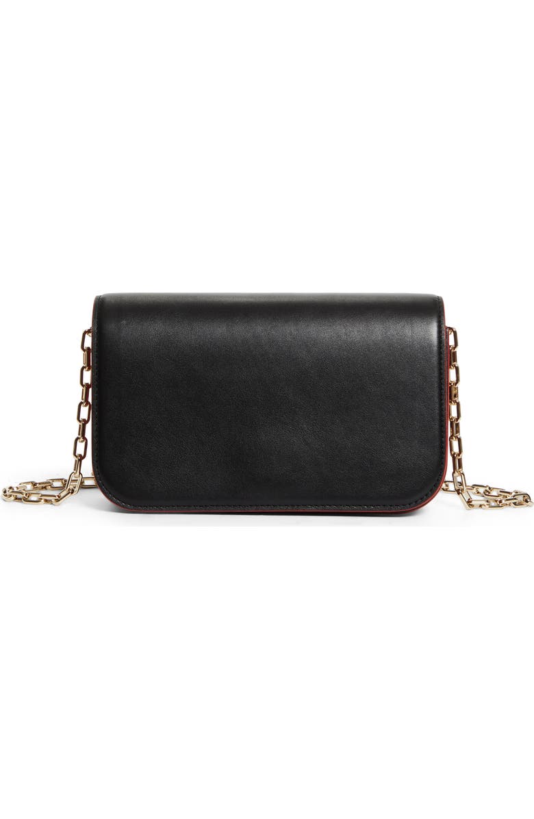 Christian Louboutin Small Paloma Leather Clutch, Main, color, Multi/ Gold