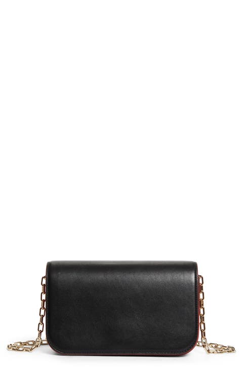 Small Paloma Leather Clutch