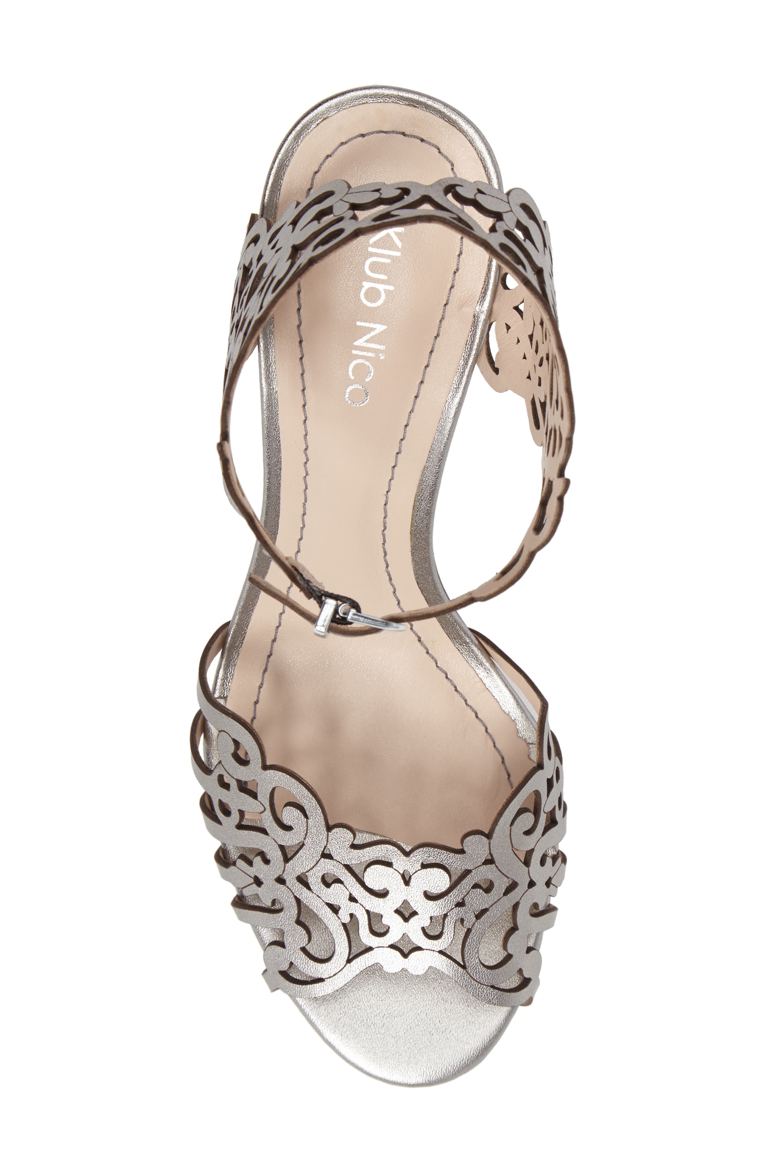 'Moxie 3' Sandal, Alternate, color, GUNMETAL LEATHER