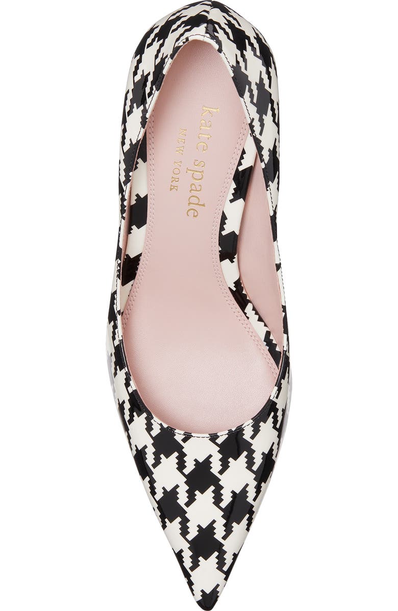 Kate Spade New York garnish pointed toe pump, Alternate, color, Black Multi.