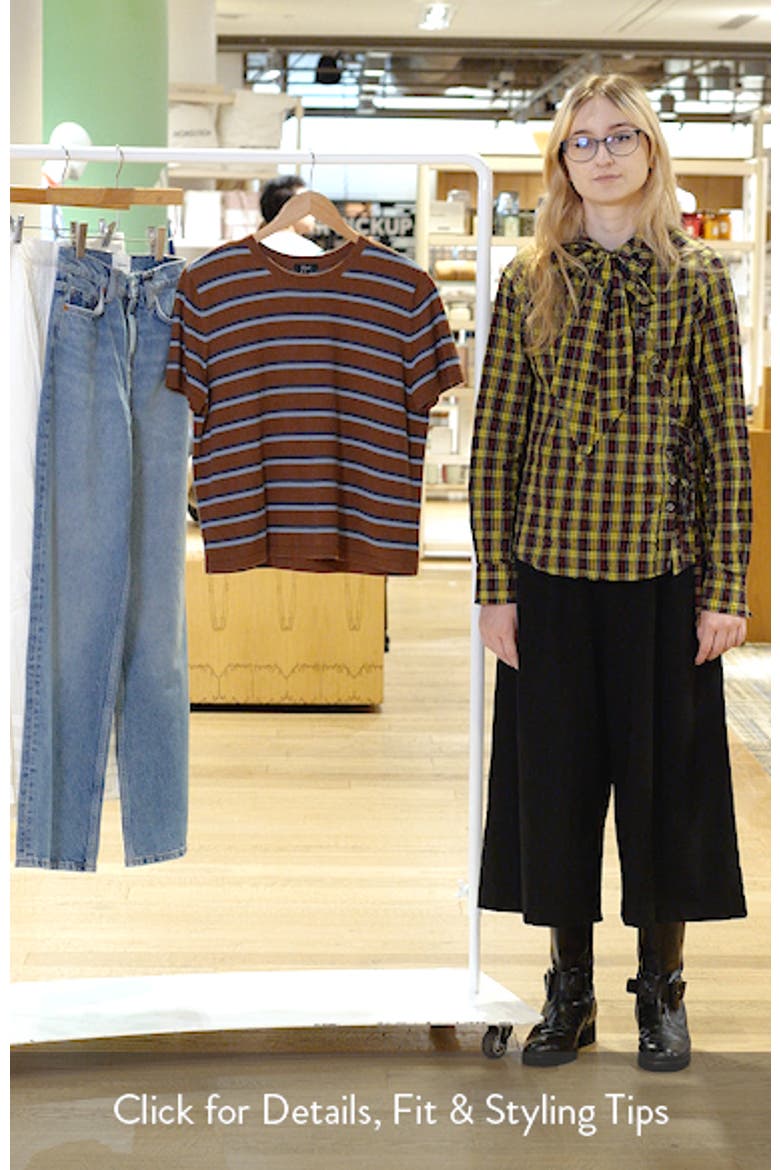 Stripe Cotton & Cashmere T-Shirt video