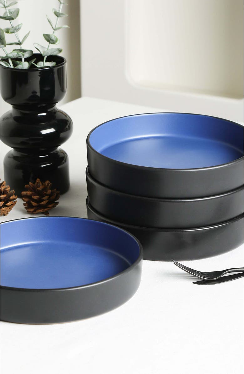 Stone Lain Albie Stoneware 20-Piece Dinnerware Set with Pasta Bowls, Alternate, color, 
