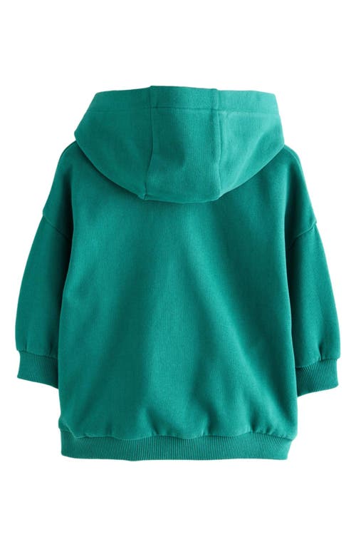 Next Kids' Heavy Equipment Appliqué Hoodie In Green