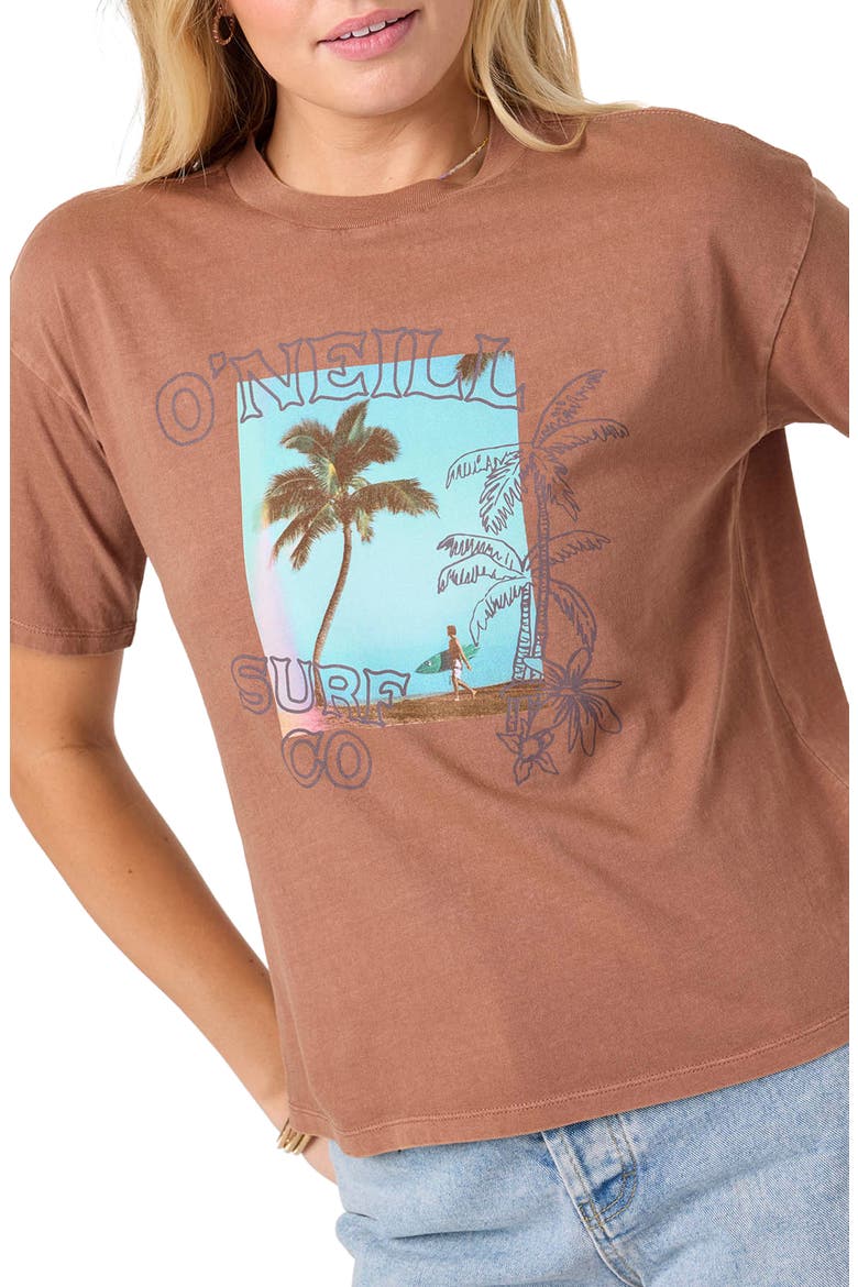 Doodles Easy Graphic T-Shirt, Alternate, color, CAROB BROWN