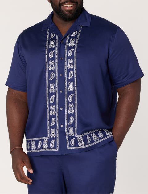 Big & Tall Embroidered Sport Shirt