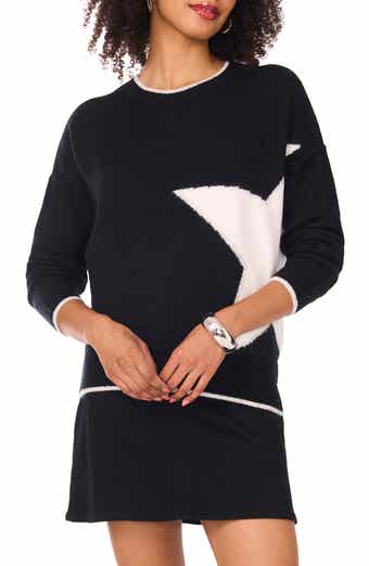 Vince Camuto Star Detail Crewneck Sweater