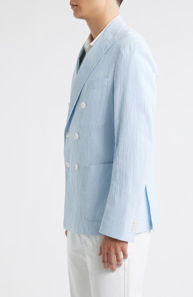 BOSS Hanry Double Breasted Sportcoat, Alternate, color, Light Blue