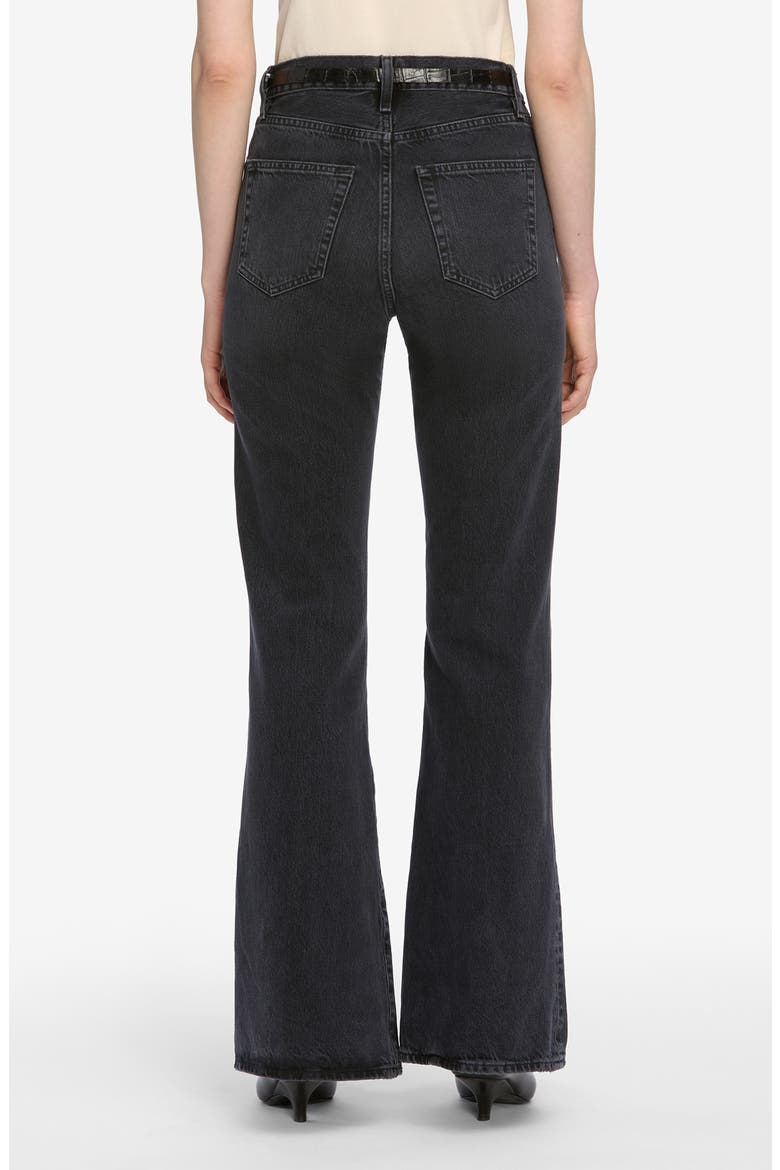 The Lax High Waist Flare Jeans, Alternate, color, SET LIST