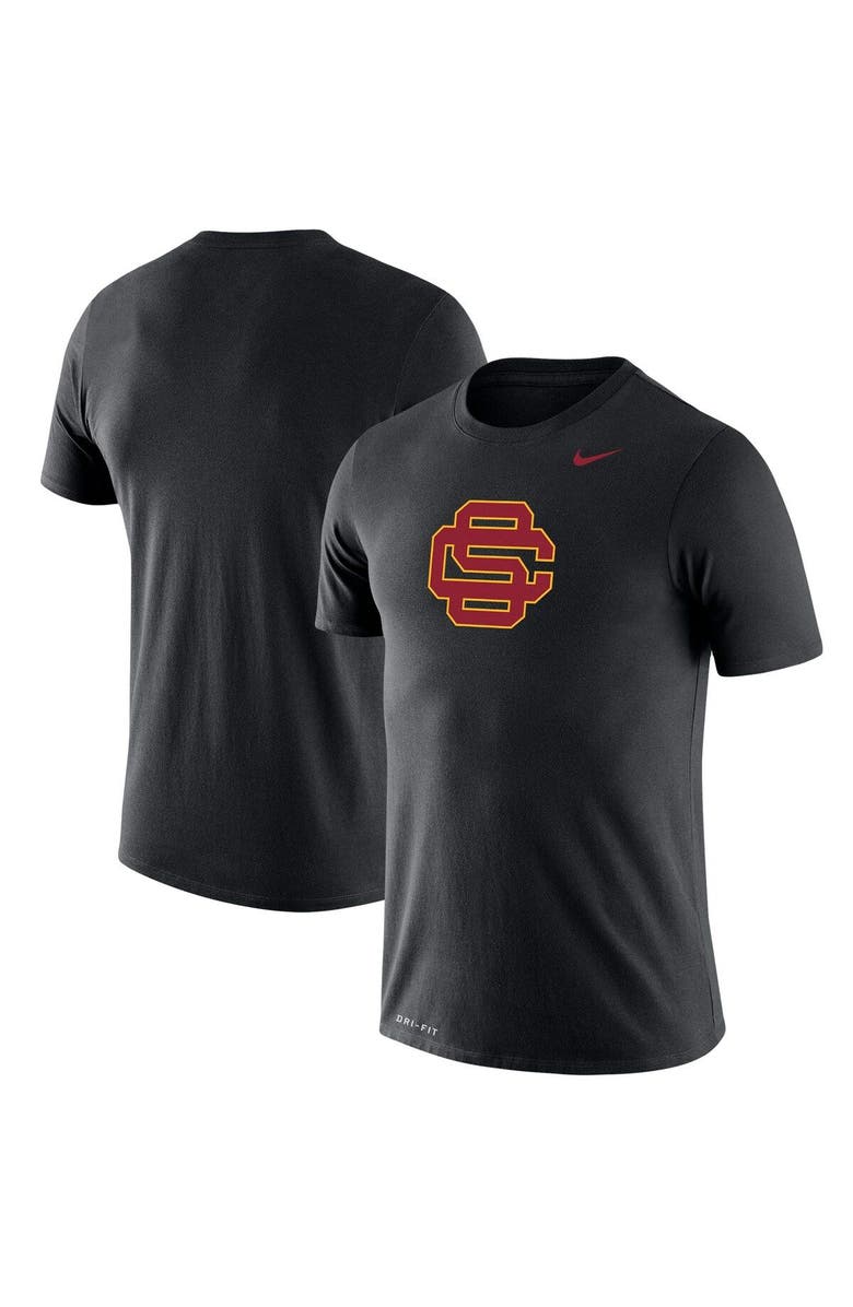 Nike Men's Nike Black USC Trojans School Logo Legend Performance T-Shirt, Main, color, 