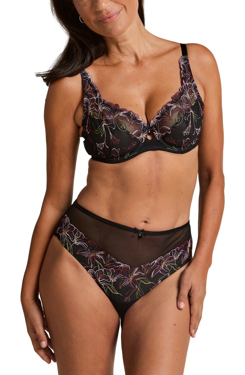Hunkemöller Lily Slip, Alternate, color, Black