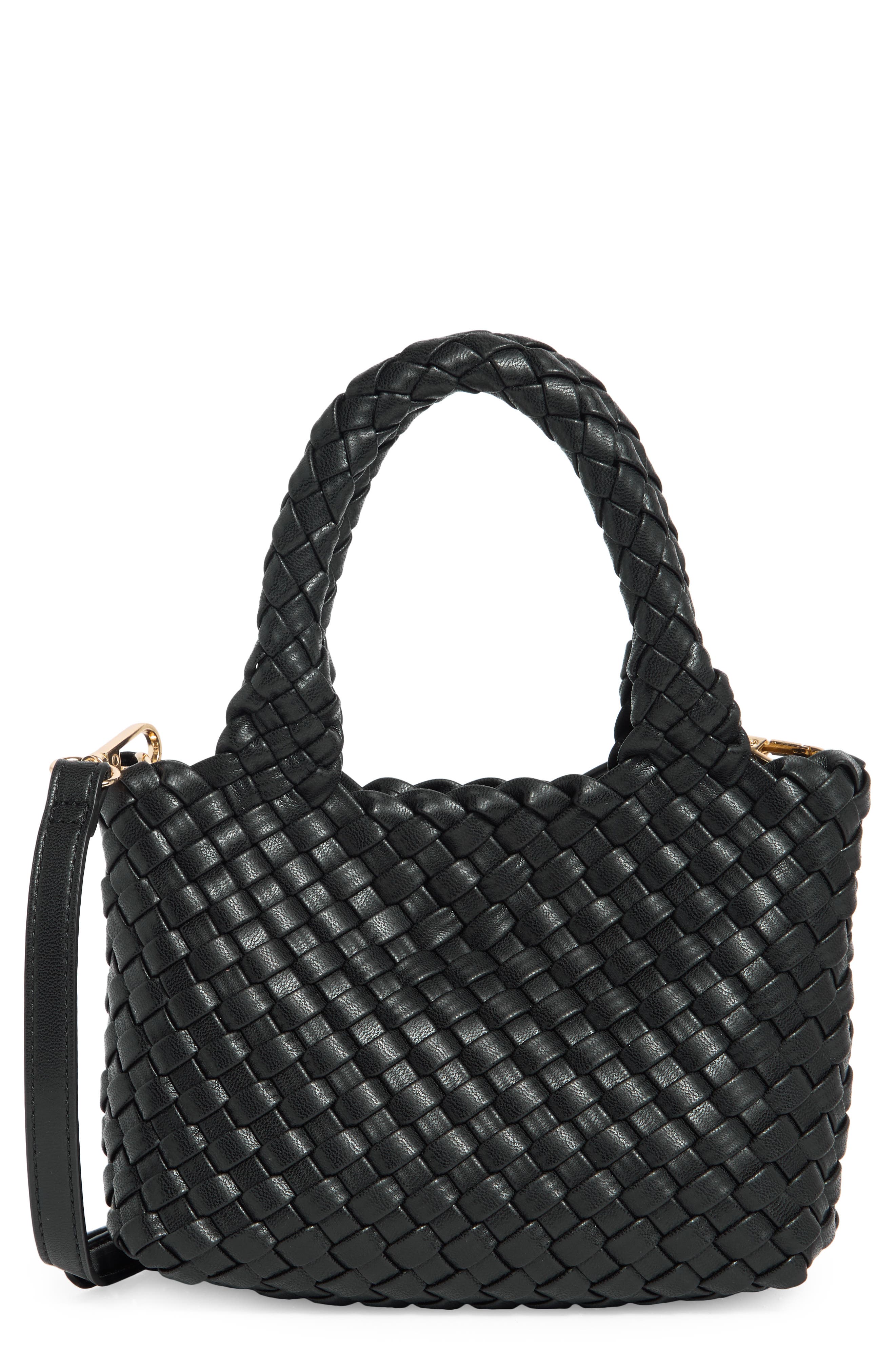 URBAN EXPRESSIONS HANDBAGS Diamond Weave Satchel, Main, color, 