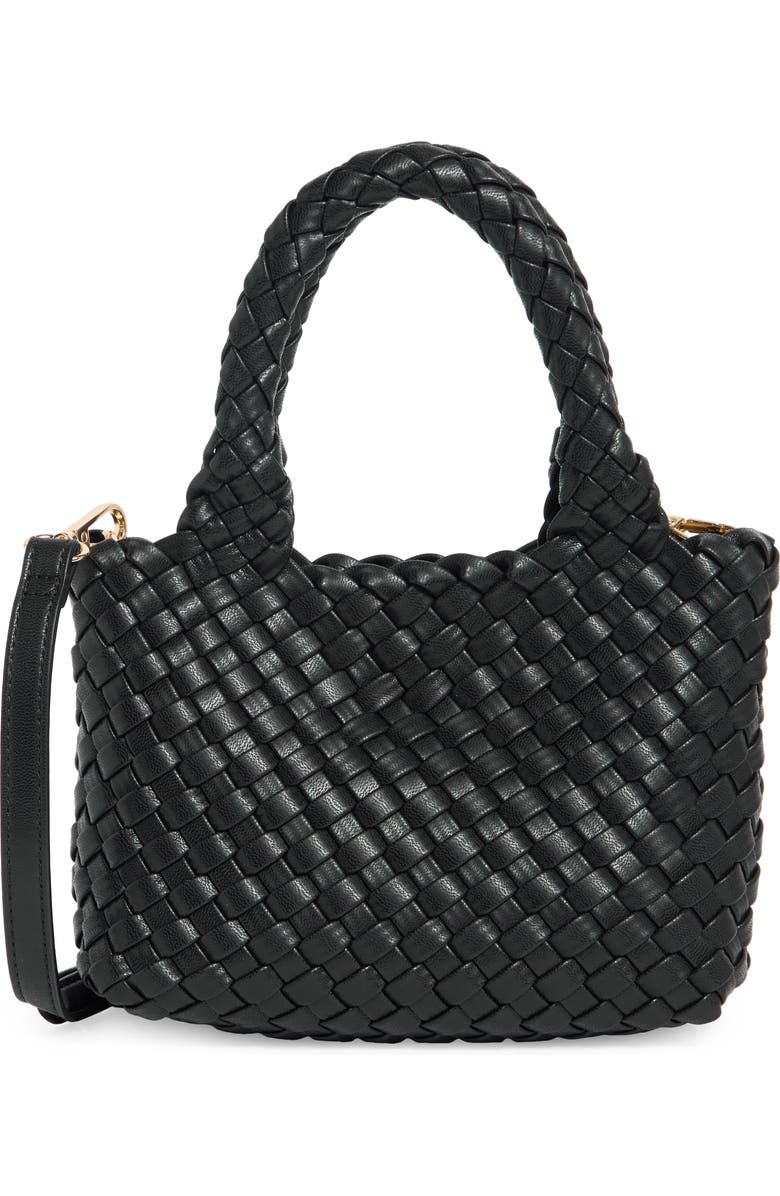 URBAN EXPRESSIONS HANDBAGS Diamond Weave Satchel, Main, color,