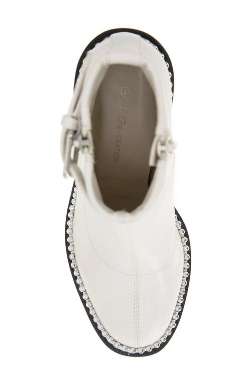 Bcbgeneration Braxi Studded Bootie In Porcelain