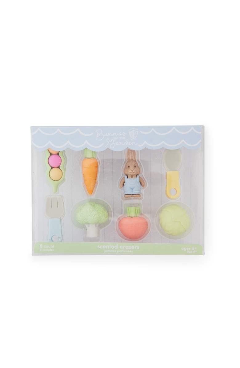 Daydream Society Bunnies In The Garden  Eraser Set, Main, color, Asssorted Pre-Pack