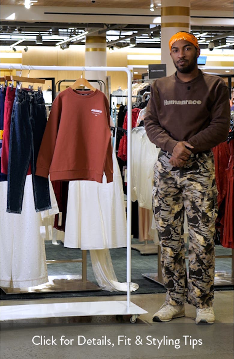 Kids' Oversize Underground Logo Crewneck Sweatshirt, sales video thumbnail