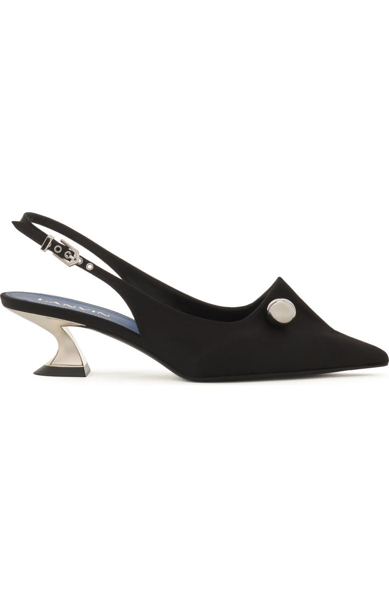 Lanvin Affinity Arch Slingback, Main, color, Black