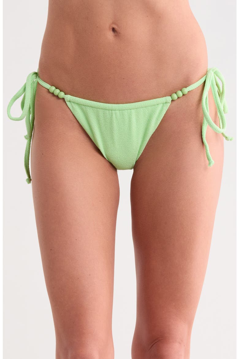 Bora Side Tie Bikini Bottoms, Main, color, PARADISE GREEN
