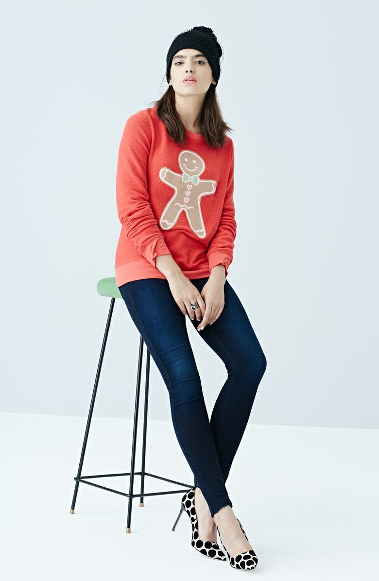 7 For All Mankind <sup>®</sup> High Rise Skinny Jeans, Alternate, color,