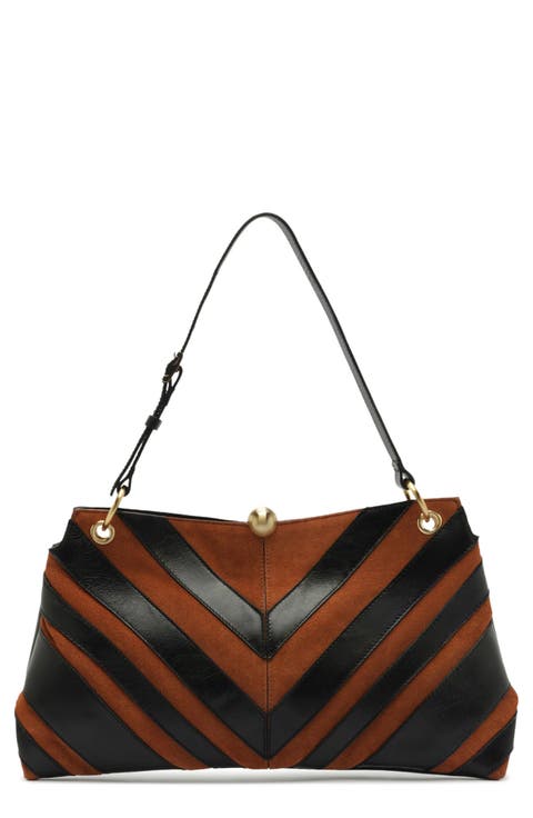 Aurora Medium Leather Shoulder Bag