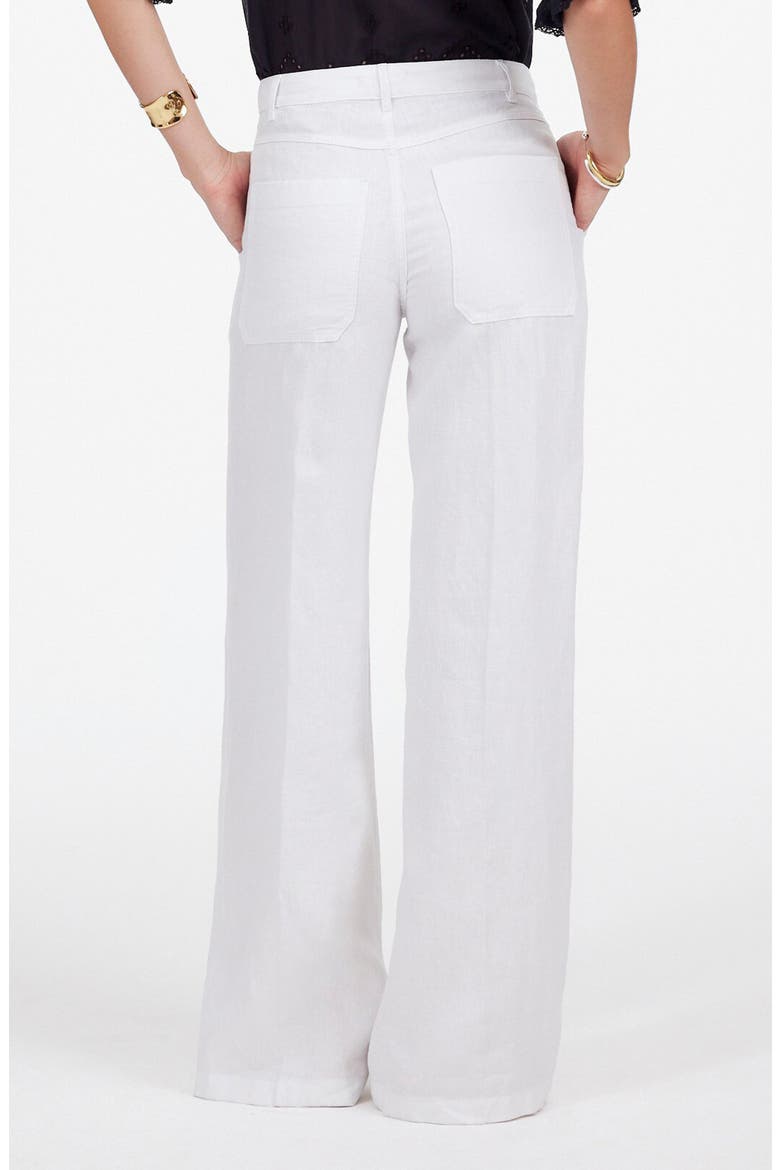 The Zoe Relaxed Wide Pant Linen Pants, Alternate, color, SALT