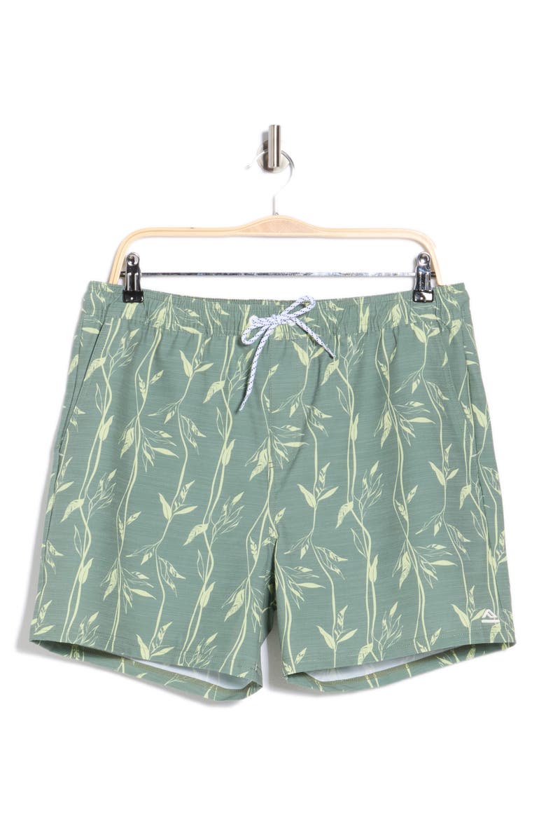 Melvin Swim Trunks, Alternate, color, OLIVINE