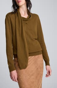 Kenneth Cole Cowl Neck SWeater with Attached Scarf