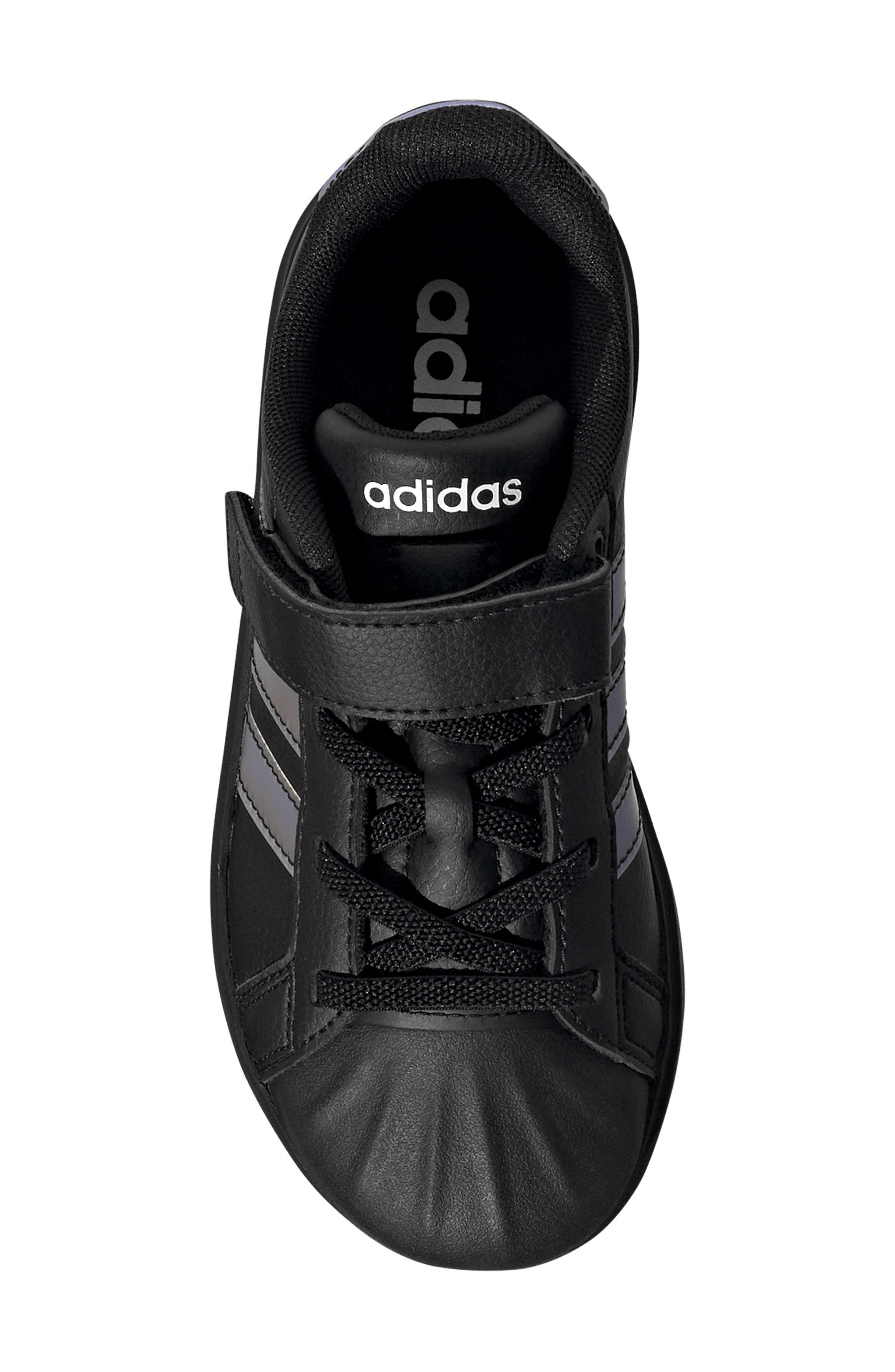 adidas Kids' Streettalk Sneaker, Alternate, color, Black/ Iridescent/ White