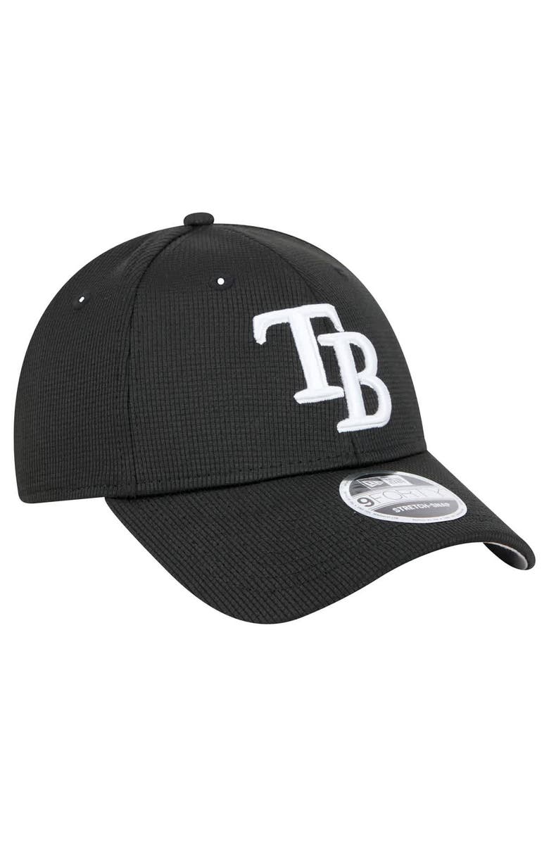 New Era Men's New Era Black Tampa Bay Rays Pivot 9FORTY Adjustable Hat, Alternate, color, Black