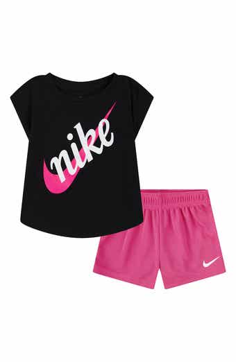 Nike Kids' Script Future Logo Graphic T-Shirt & Mesh Shorts Set