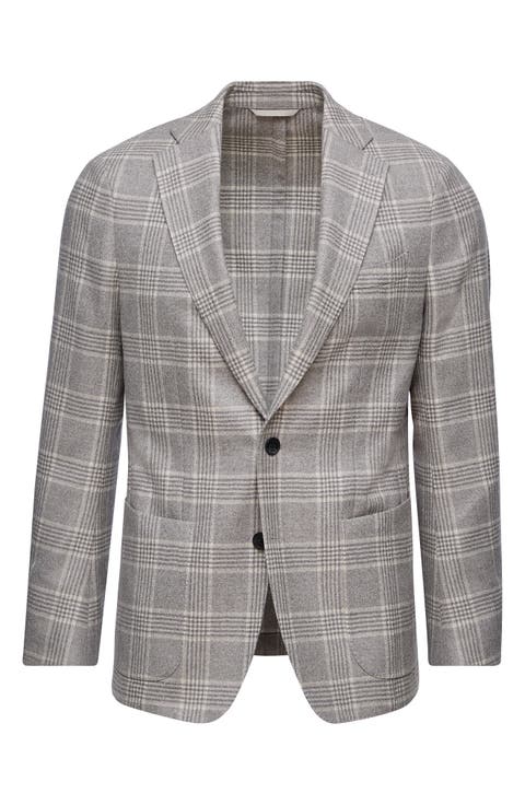 Plaid Wool Sport Coat