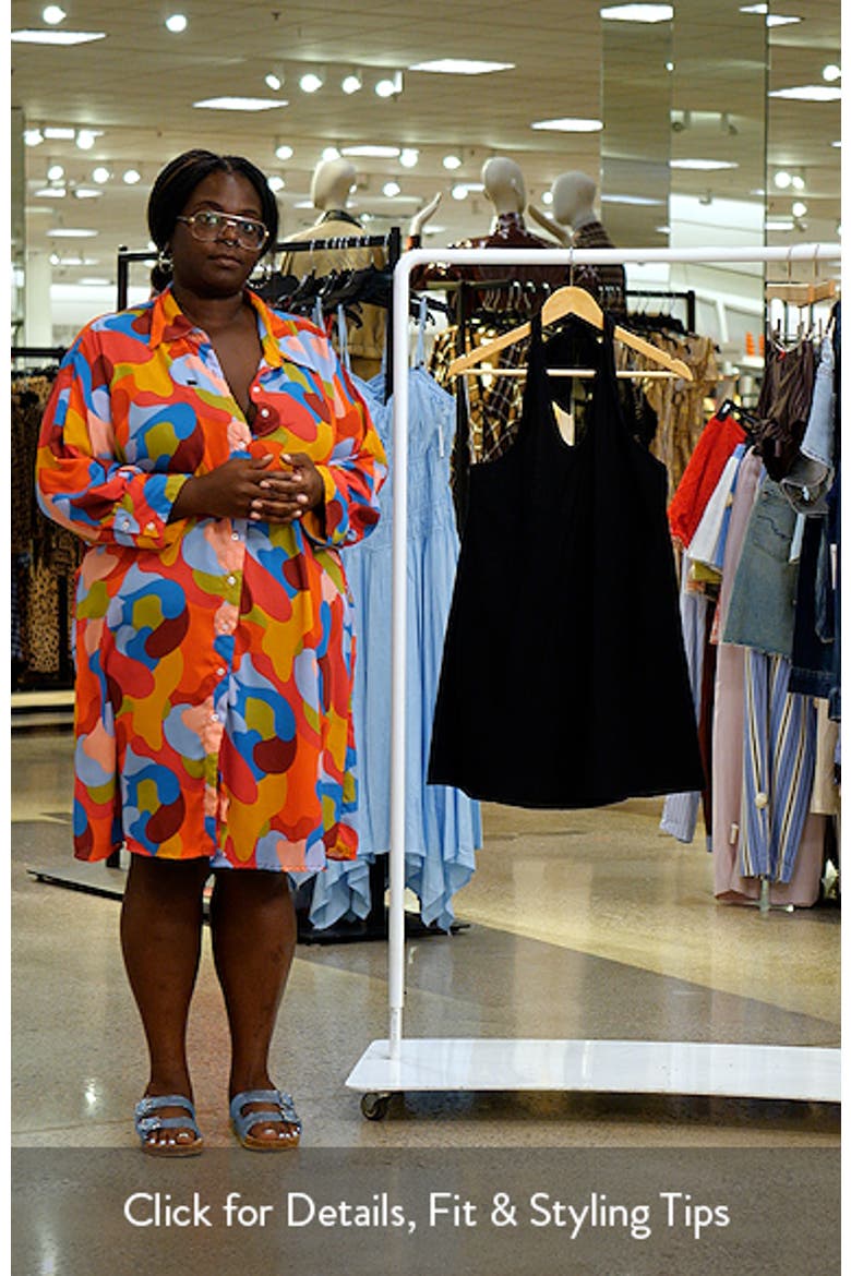 Halter Open Back Cover-Up Dress video