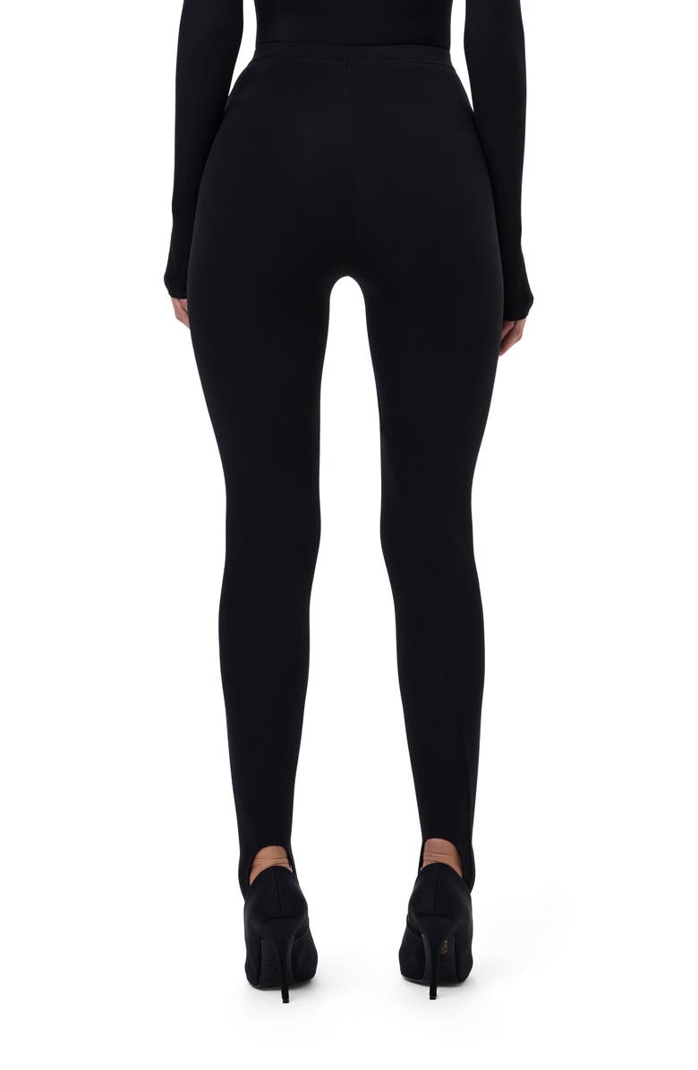 Naked Wardrobe Naked Stirrup Leggings, Alternate, color, Black