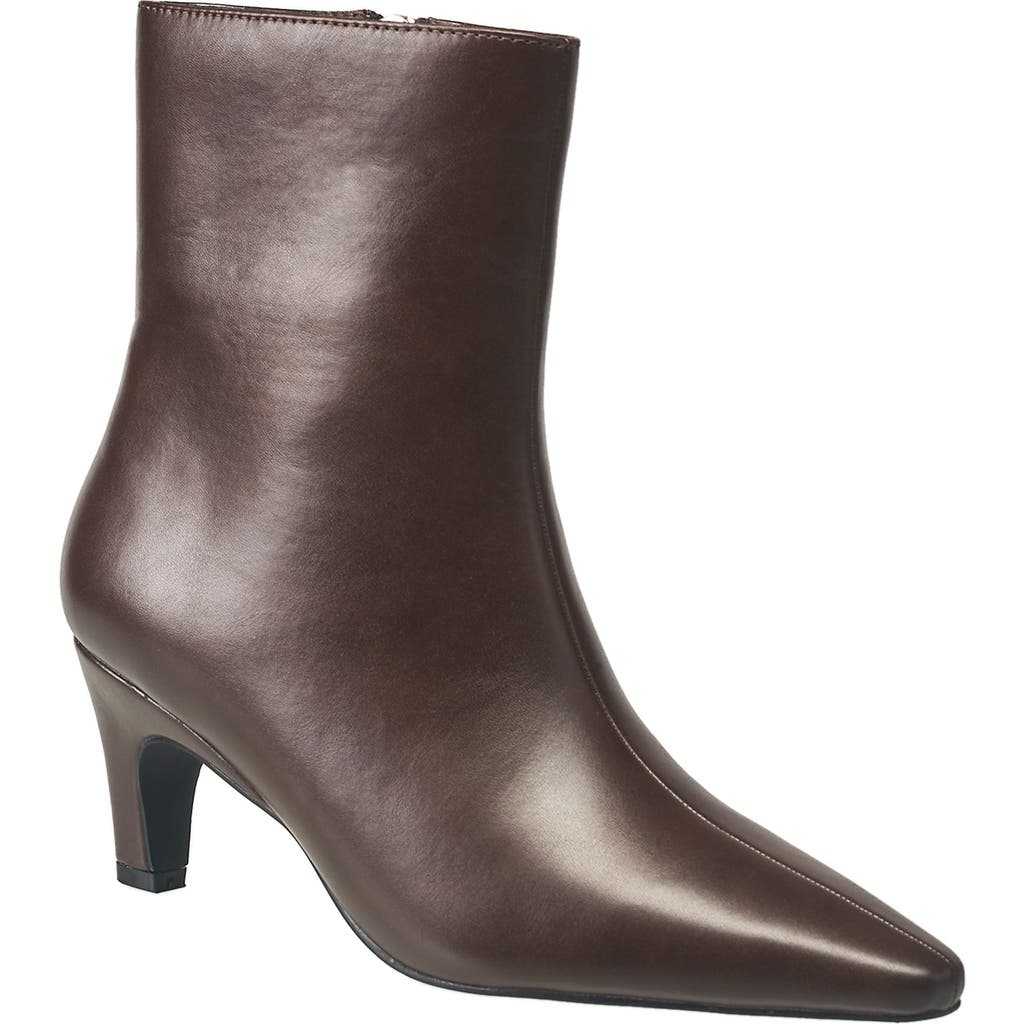French Connection Women's Alex Kitten Heel Booties In Brown