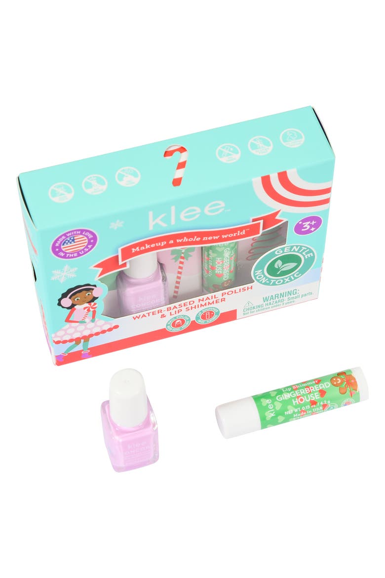 Elves' Play - Kids' Holiday Nail Polish and Lip Shimmer Set, Main, color, Multi