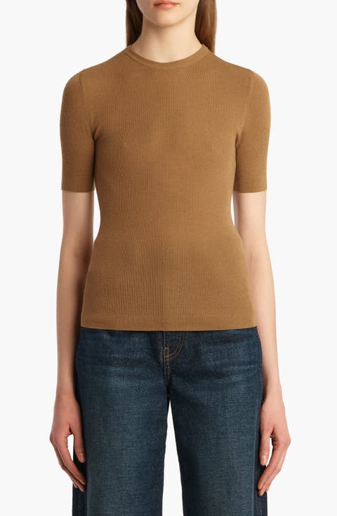 Celina Merino Wool Blend Rib Sweater