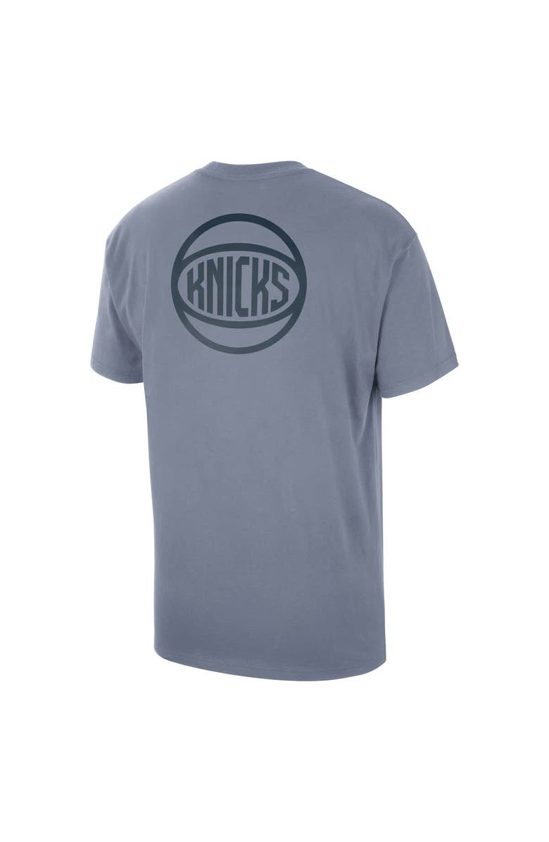 Jordan Brand Men's Jordan Brand Blue New York Knicks Statement Edition Jumpman Flight Heavyweight T-Shirt, Alternate, color, 