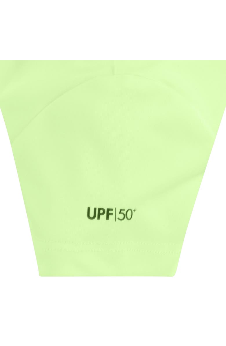 Hurley Kids' Multi Mini Floral Two-Piece Rashguard Swimsuit, Alternate, color, 