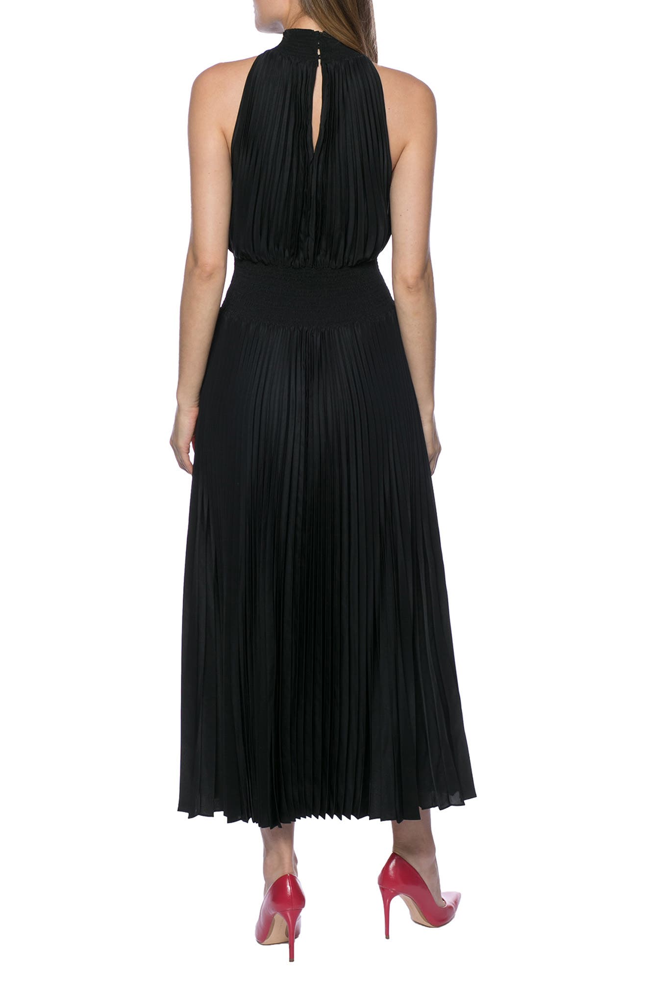 Pleated Midi Dress - image 2