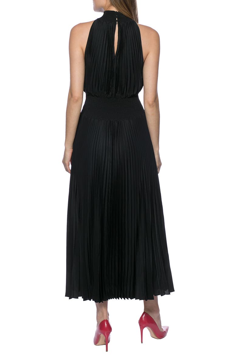 Pleated Midi Dress