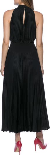 Pleated Midi Dress