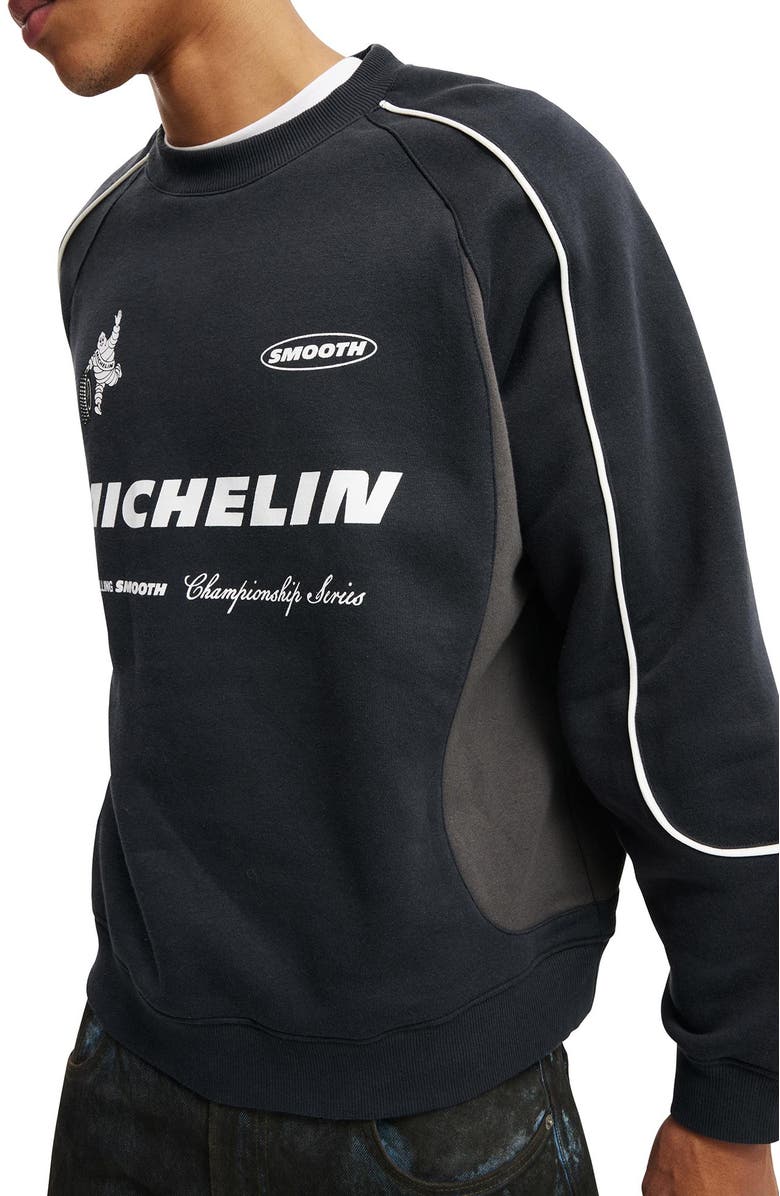 Cotton On Men's Michelin Box Fit Crew, Alternate, color, 