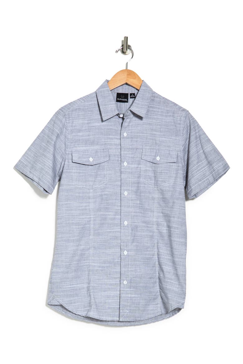 Regular Fit Patch Pocket Shirt, Alternate, color, BLACK