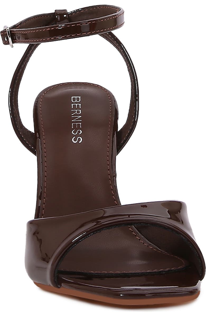 BERNESS Ankle Strap Sandal, Alternate, color, Coffee