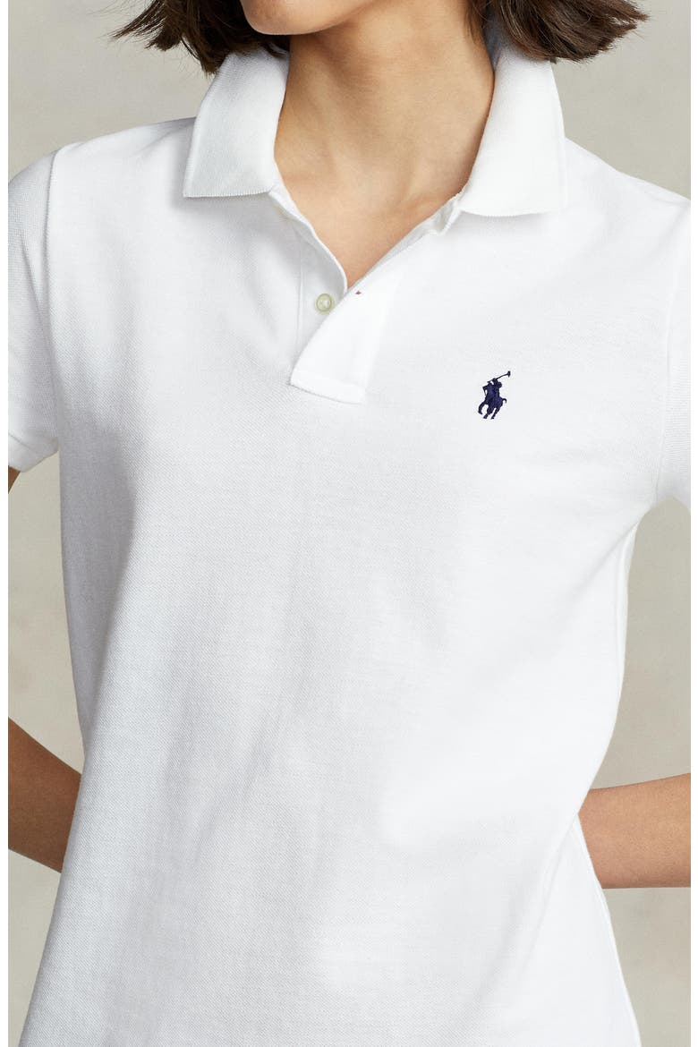Polo Dress, Alternate, color, WHITE