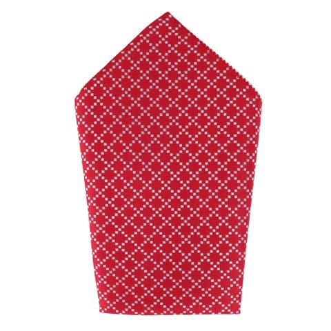 Rowan Geometric Pattern 12x12 Silk Pocket Square