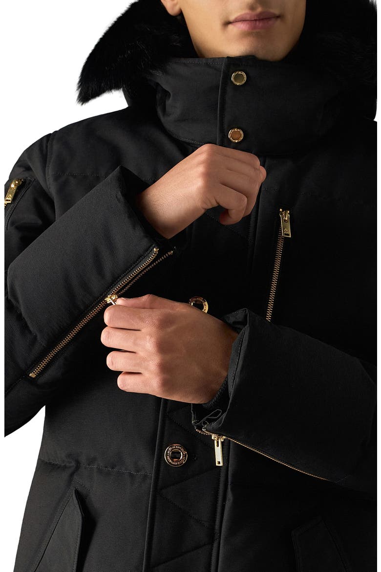 Original 3Q Down and Feather Fill Jacket, Alternate, color, BLK W/ BLK SH - 305