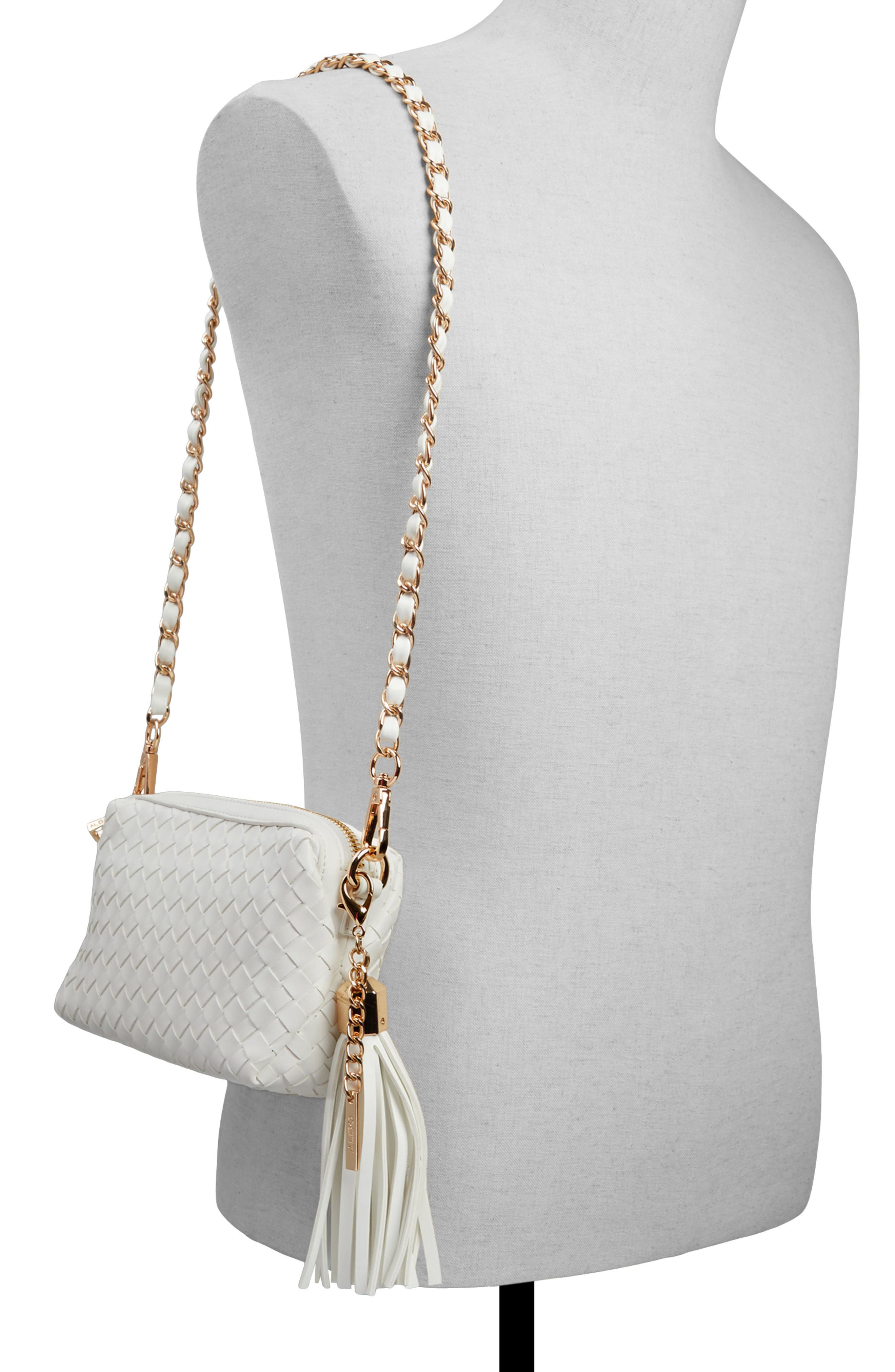 ALDO Braidaxx Faux Leather Crossbody Bag, Alternate, color, 